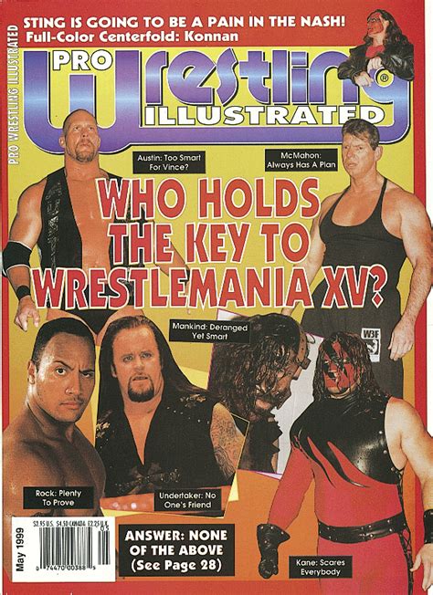 Pro Wrestling Illustrated May 1999 Pro Wrestling Fandom