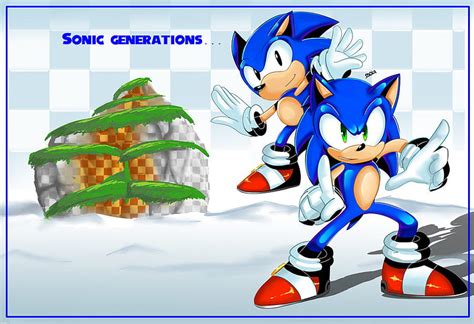 Generaciones Sonoras Sonic Sonic Sonic X Sonic El Erizo Fondo De