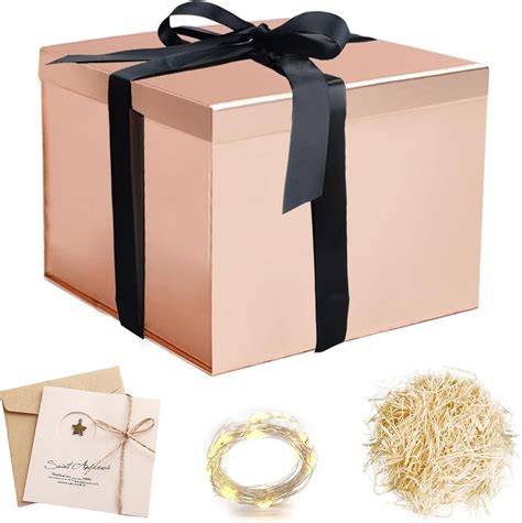 Geschenkbox Mit Schleife Geschenkbox Mit Deckel Mit Gru Karten Raffia