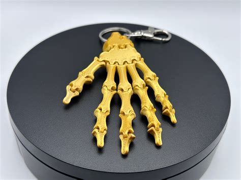 Flexi Factory Skeleton Hand Keychain Etsy