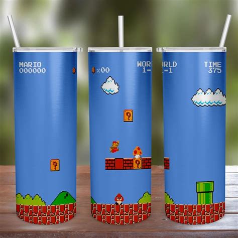 Super Mario Tumbler Etsy