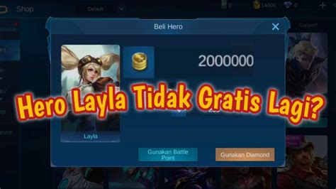 Buat Akun Baru Wajib Beli Hero Layla Mlbb Youtube