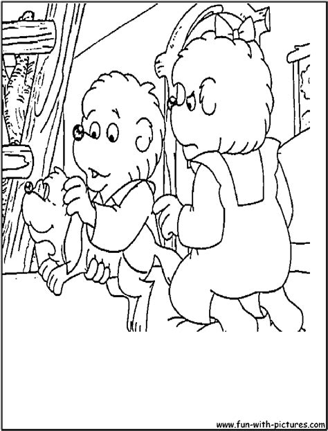 Berenstein Bears Coloring Pages - Free Printable Colouring Pages for ...