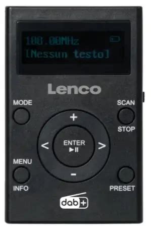 Lenco Pdr Portable Dab Radio User Manual