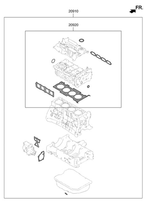 Engine Gasket Kit Hyundai Tucson