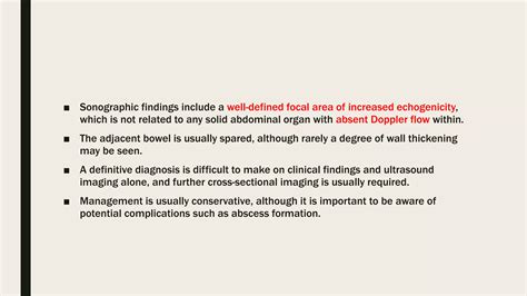 Role Of Ultrasound In Right Iliac Fossa Pain Ppt