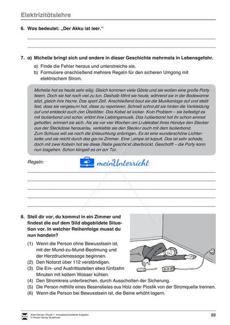 Elektrizit Tslehre Meinunterricht