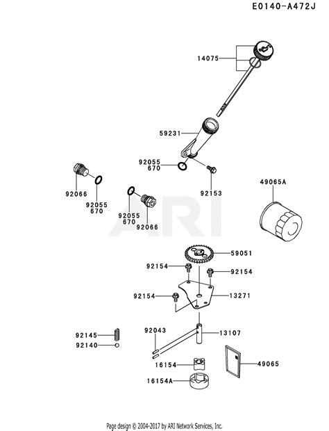 Kawasaki Fx V Bs Stroke Engine Fx V Parts Diagram For