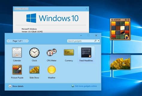 How to Bring Desktop Gadgets to Windows 10 « Windows Tips