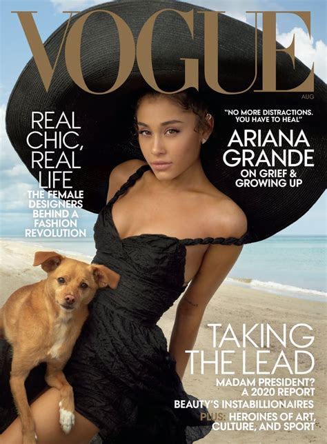 Ariana Grande Vogue August 2019 Photos | POPSUGAR Fashion