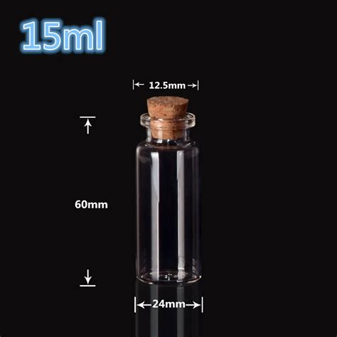 Mm Ml Glass Vials Jars Packaging Bottles Test Tube With