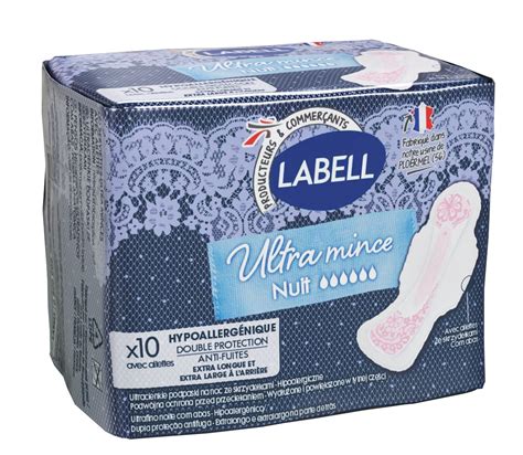 Serviette Labell Protège lingerie Hygiène féminine