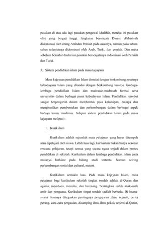 Perkembangan Peradaban Islam Pada Masa Kejayaan Pdf