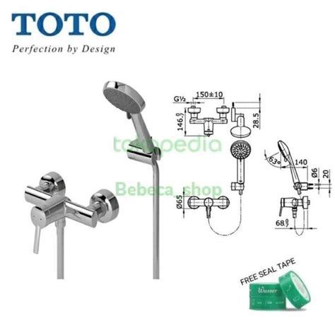 Jual Kran Shower Toto Tx Svn Hot Cold Di Seller Sukses Rezeki Jaya Gandaria Utara Kota