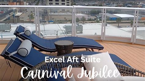 Carnival Jubilee Excel Aft Suite Tour Youtube