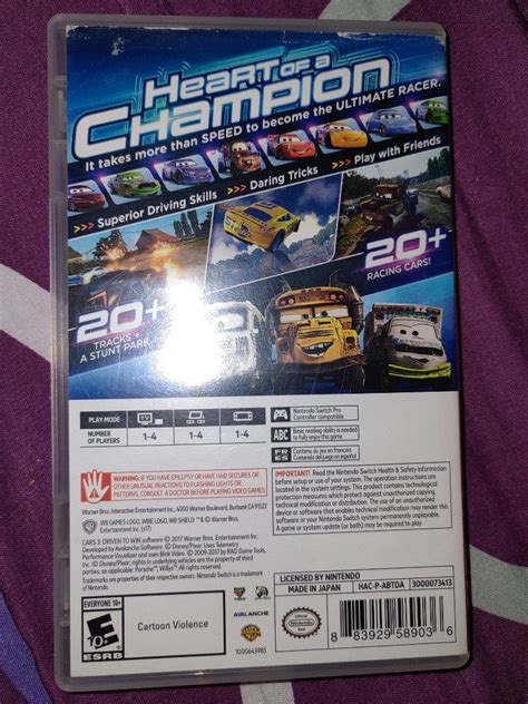 Cars 3 Driven To Win Nintendo Switch Video Gaming Video Games