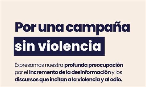 Por una campaña sin violencia Fundación Huésped