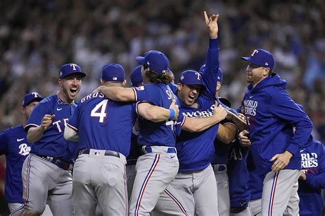 Rangers Break Through For Franchises First World Series Title Chattanooga Times Free Press