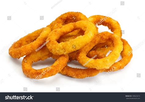 Golden Crispy Onion Rings Coated Breadcrumbs Stock Photo (Edit Now) 109623215