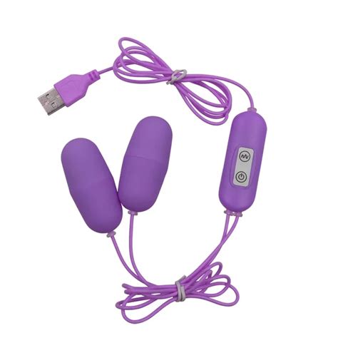 Buy 12 Speeds Dual Vibrating Eggs Waterproof Clitoris Stimulator Usb Power Sex