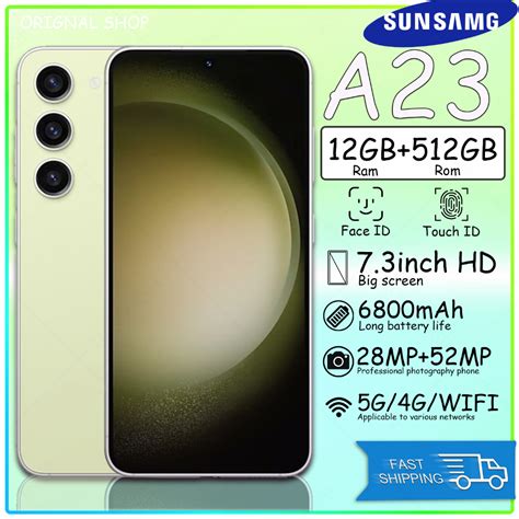 COD HP SUNSMG A22 12 512GB Qualcomm 888 7 3 Inci 6800mAh Hayat Bateri