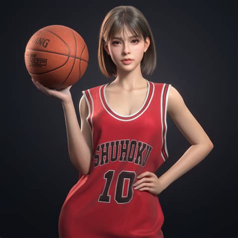 Wallpaper Slam Dunk Simple Background Basketball Sportswear Red