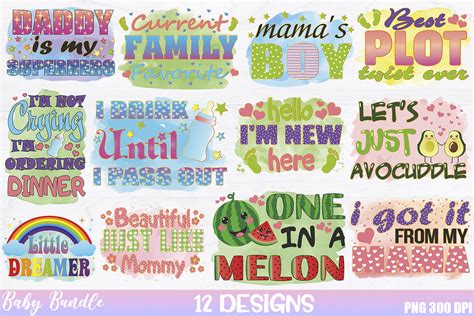 Baby Sublimation Bundle Graphic By Withoutdreamsplease · Creative Fabrica