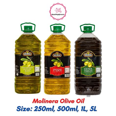 Molinera Olive Oil Pure Extra Virgin Mediterrenean Shopee Philippines