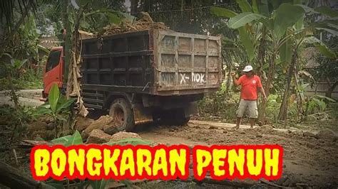 Bongkar Tanah Penimbun Tanah Pengguruk Damtrek Jomplang Muatan Youtube