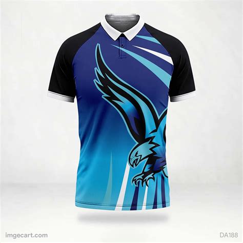 Cricket Jersey Design Blue Pattern In Jersey Design Blue