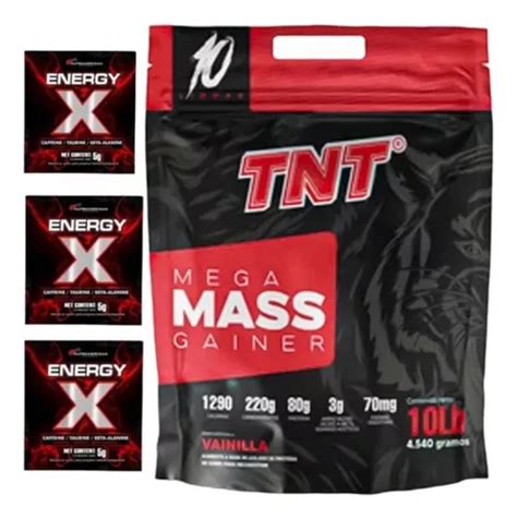 Tnt 10 Lbs Mega Mass Gainer g a 53 Envío gratis