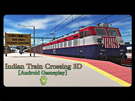 Indian Train Crossing D Android Gameplay Ed Shed Tiger S Face Wag