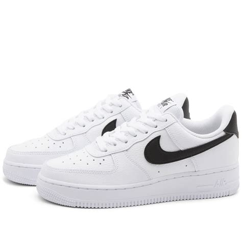 White Air Force With Black Tick Womens On Sale