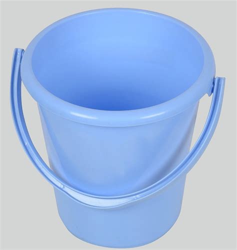 Blue 13 L Water Plastic Bucket For Home With Handle At Rs 150 In