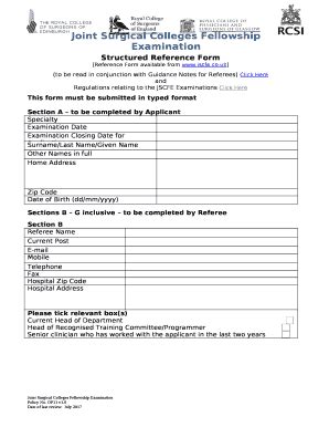 Structured Reference Doc Template Pdffiller