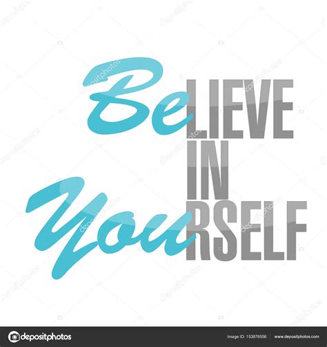 Believe In Yourself Sign Concept Illustration — Stock Photo