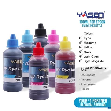 Yasen UV Dye Ink For All Types Of Printer Lazada PH