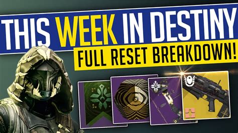 Destiny 2 THIS WEEK IN DESTINY FREE Weapon Quest Update NEW Adept