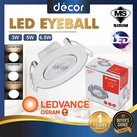 Osram Ledvance Led Eyeball W W W Recess Spotlight Home Lighting