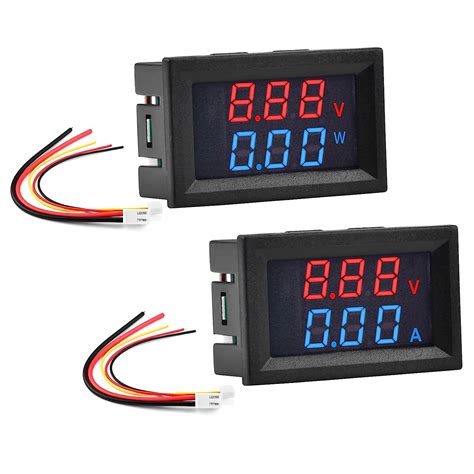 Diymore Digital Ammeter Voltmeter Upgraded Version Pcs Dc V A Led