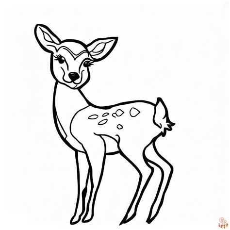 Coloriages De Cerfs Faciles Une Activit Amusante Et Cr Ative Pour