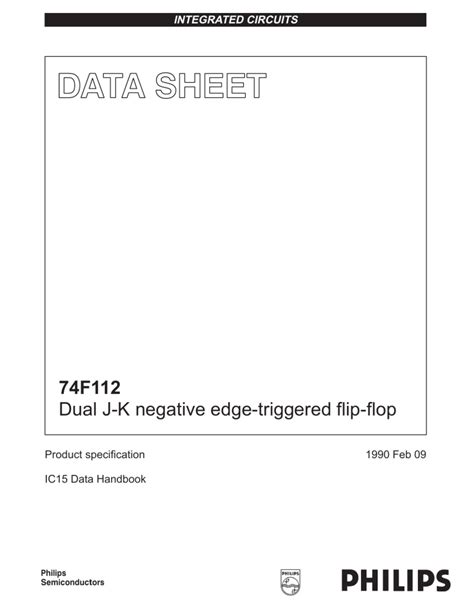 Dual J K Negative Edge Triggered Flip Flop