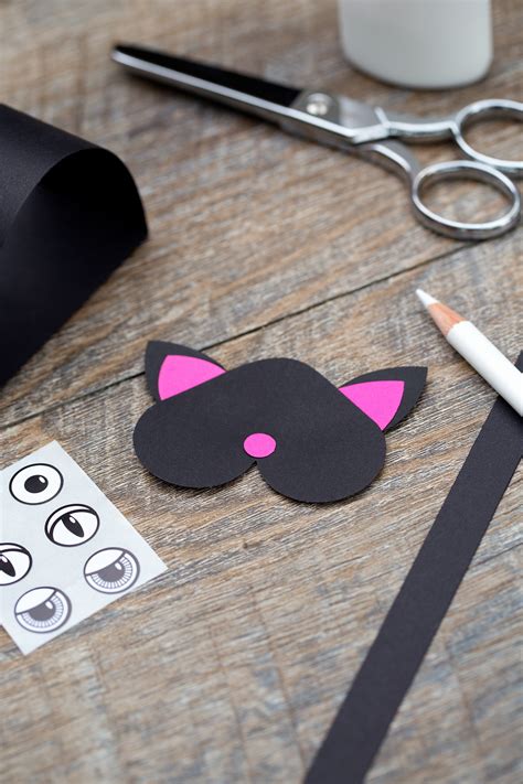 How To Make A Paper Bobble Head Black Cat Craft