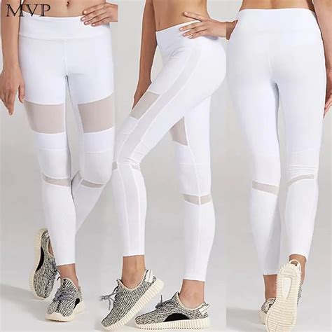 Sexy Leggings Women 2018 Fashion Sheer Mesh Skinny Fitness Legging High