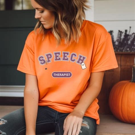 Spooky Speech Shirt For Slp Halloween Shirt For Speech Language