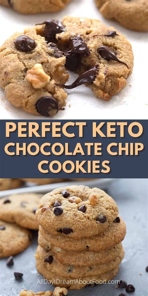 Thick Chewy Keto Chocolate Chip Cookies All Day I Dream About Food