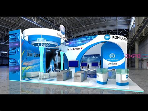 Booth Design Konica TERLENGKAP KONTRAKTOR PAMERAN JASA BOOTH