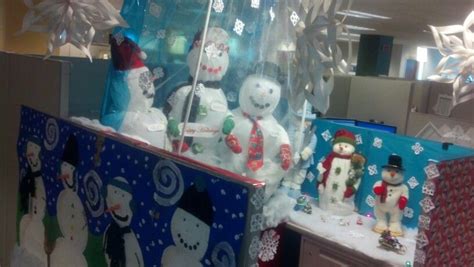 Snow Globe Cubicle Decorating Snow Globes Snow Decor