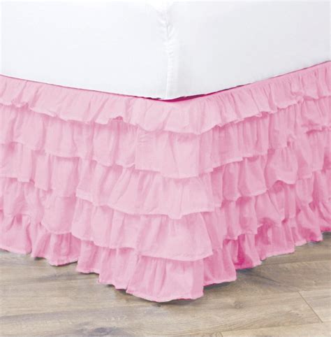 Amazon Empire Home Pleated Ruffled Bed Skirt Solid Dust Ruffle All