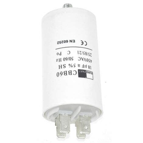 Universal 18UF Microfarad Appliance Motor Start Run Capacitor